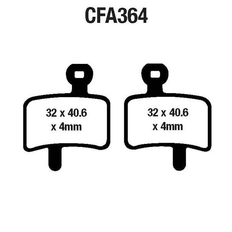 PASTIGLIE MTB CFA364 EBC R4136400 - foto originale