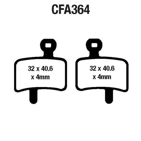 PASTIGLIE MTB CFA364 EBC R4136400 - foto originale