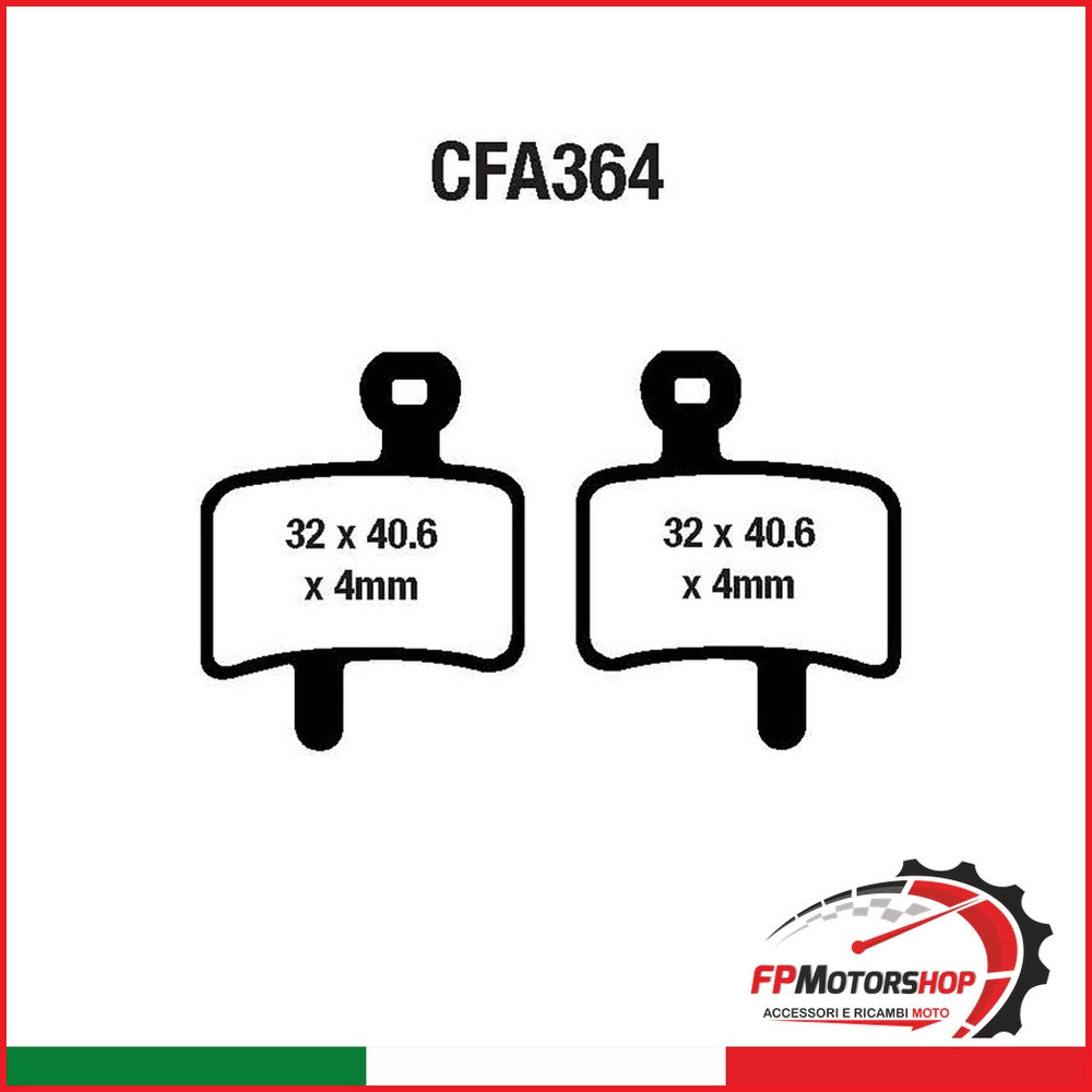 PASTIGLIE MTB CFA364 EBC R4136400 - foto brandizzata