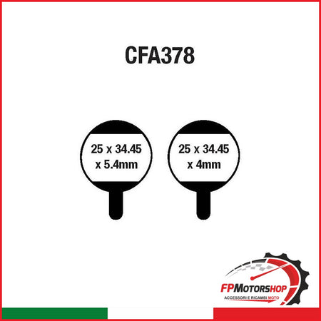 PASTIGLIE FRENO MOTO EBC CFA378 MTB