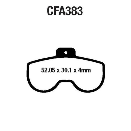 PASTIGLIE MTB CFA383 EBC R4138300 - foto originale