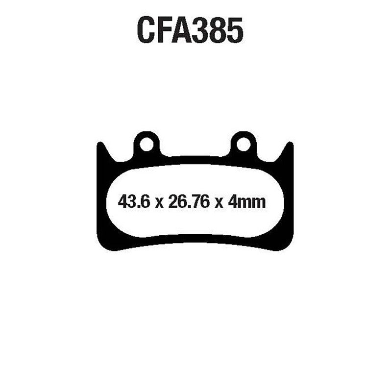 PASTIGLIE MTB CFA385R EBC R4338500 - foto originale