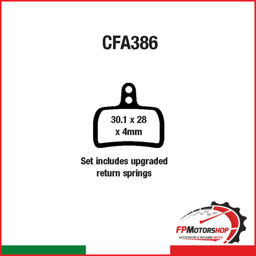 PASTIGLIE FRENO MOTO EBC CFA386HH MTB