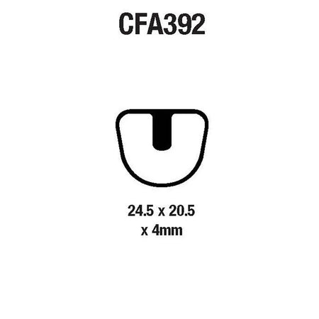 PASTIGLIE FRENO MOTO EBC CFA392 MTB