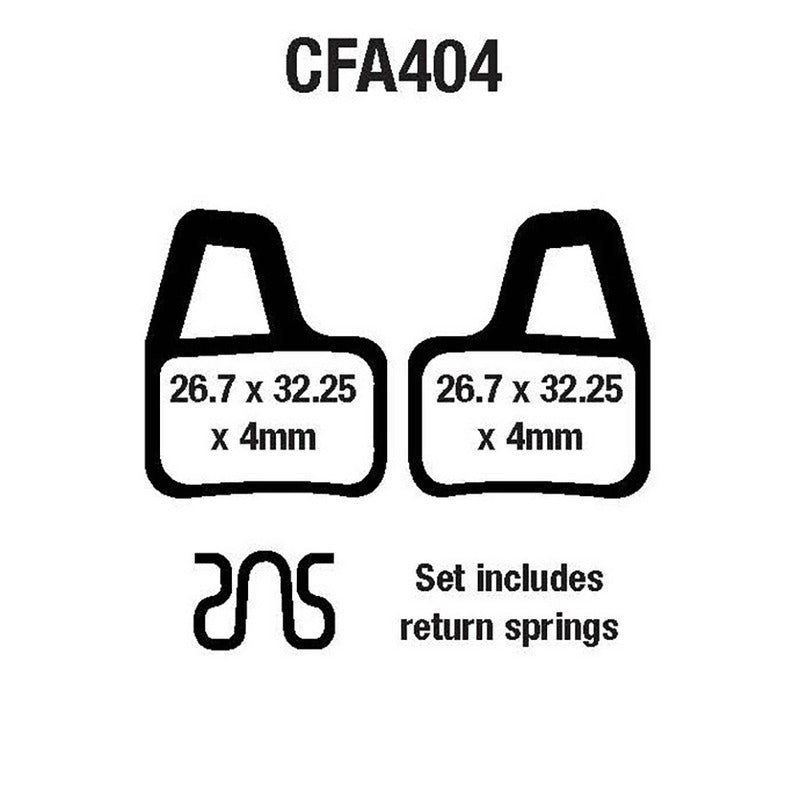 PASTIGLIE MTB CFA404 EBC R4140400 - foto originale
