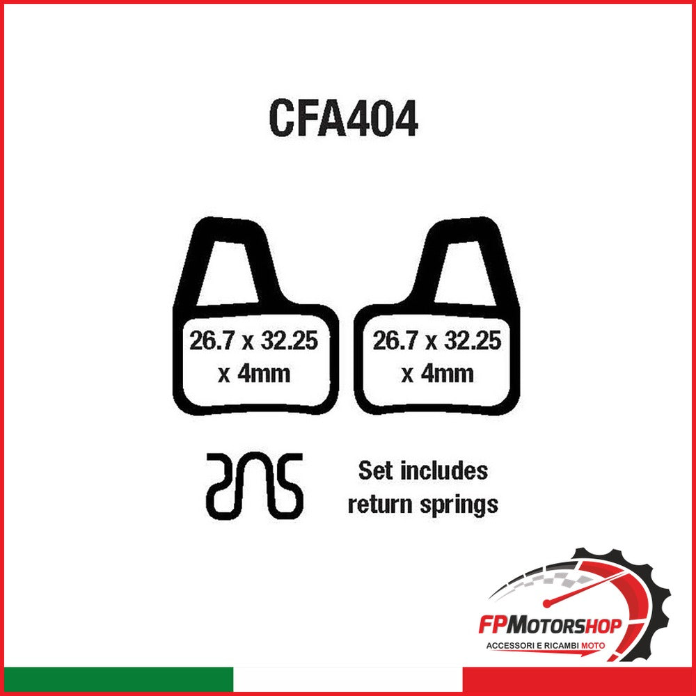PASTIGLIE MTB CFA404 EBC R4140400 - foto brandizzata