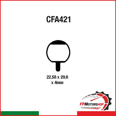PASTIGLIE FRENO MOTO EBC CFA421HH MTB