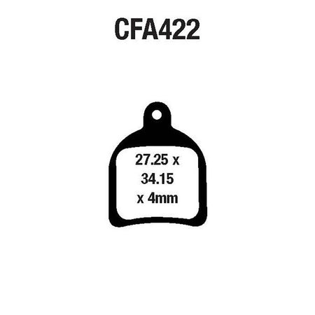PASTIGLIE MTB CFA422 EBC R4142200 - foto originale