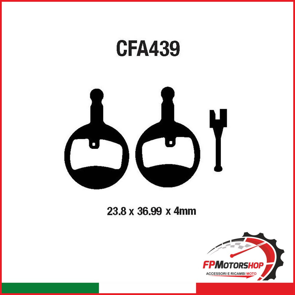 PASTIGLIE MTB CFA439HH EBC R4243900 - foto brandizzata