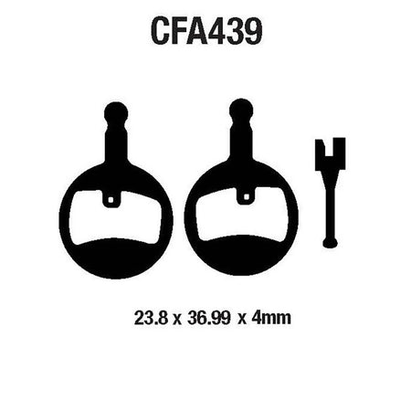 PASTIGLIE MTB CFA439HH EBC R4243900 - foto originale