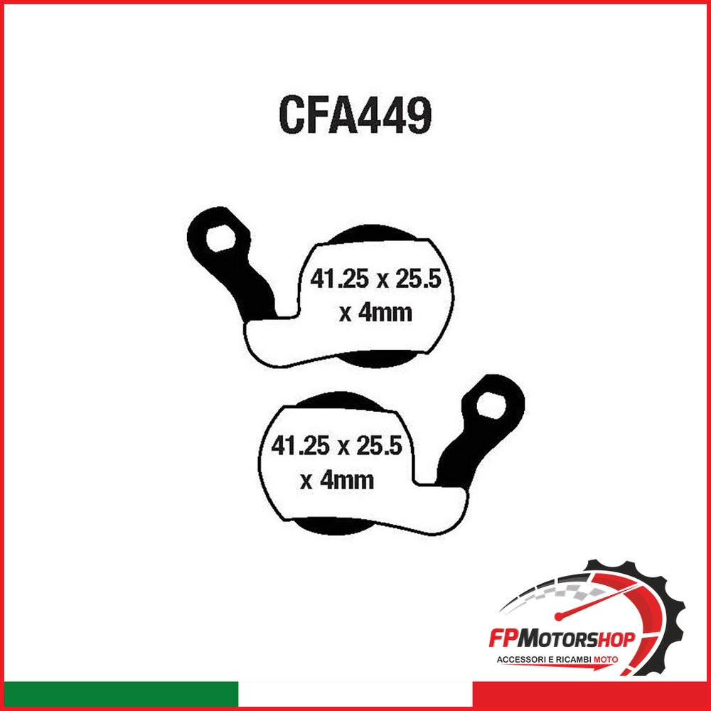 PASTIGLIE MTB CFA449HH EBC R4244900 - foto brandizzata