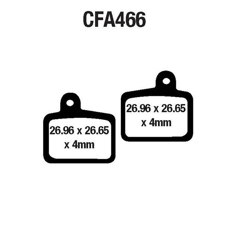 PASTIGLIE FRENO MOTO EBC CFA466 MTB
