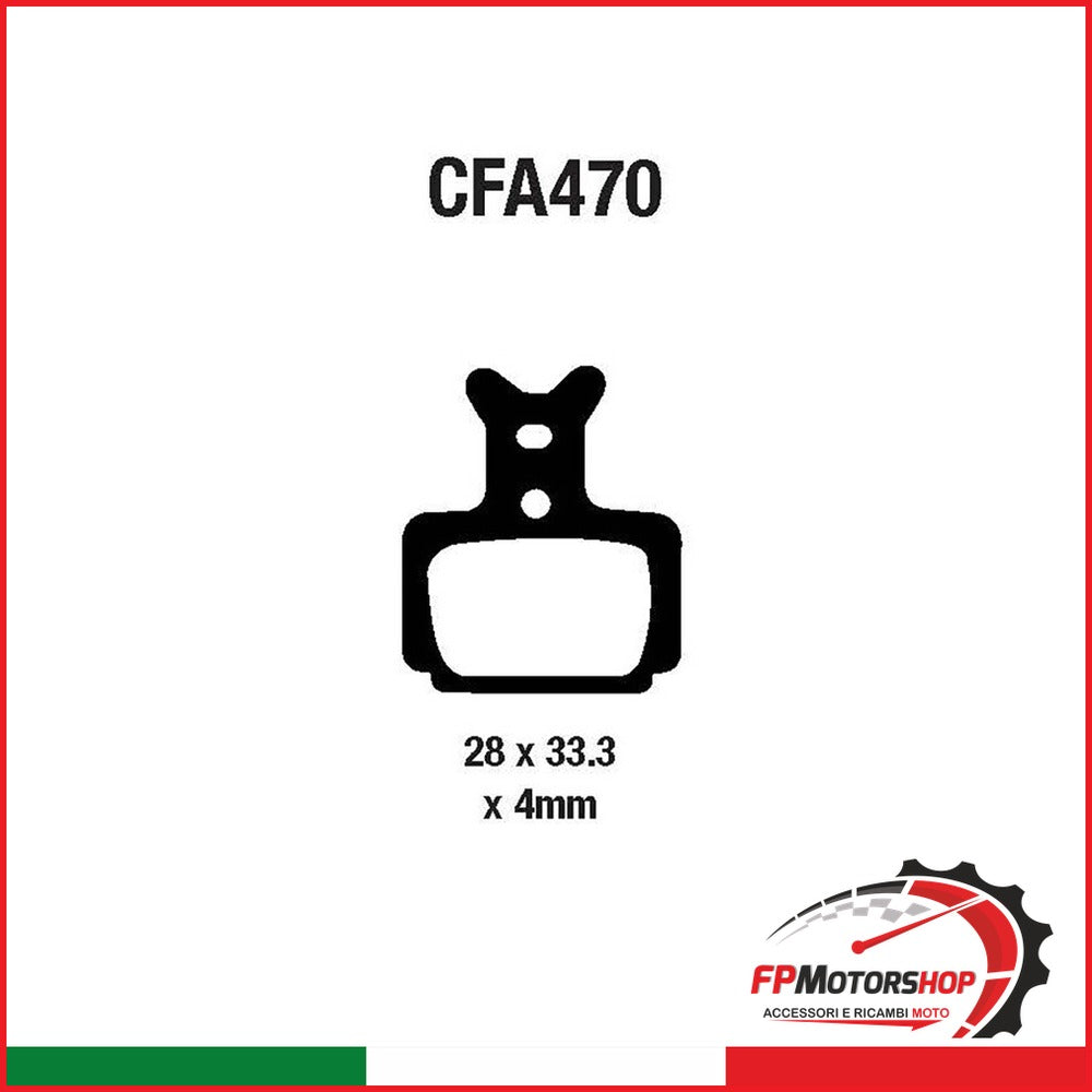 PASTIGLIE MTB CFA470R EBC R4347000 - foto brandizzata