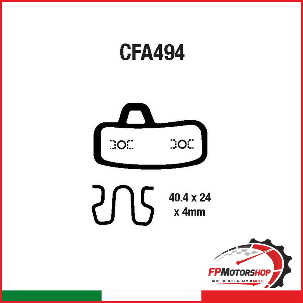 PASTIGLIE MTB CFA494 EBC R4149400 - foto brandizzata