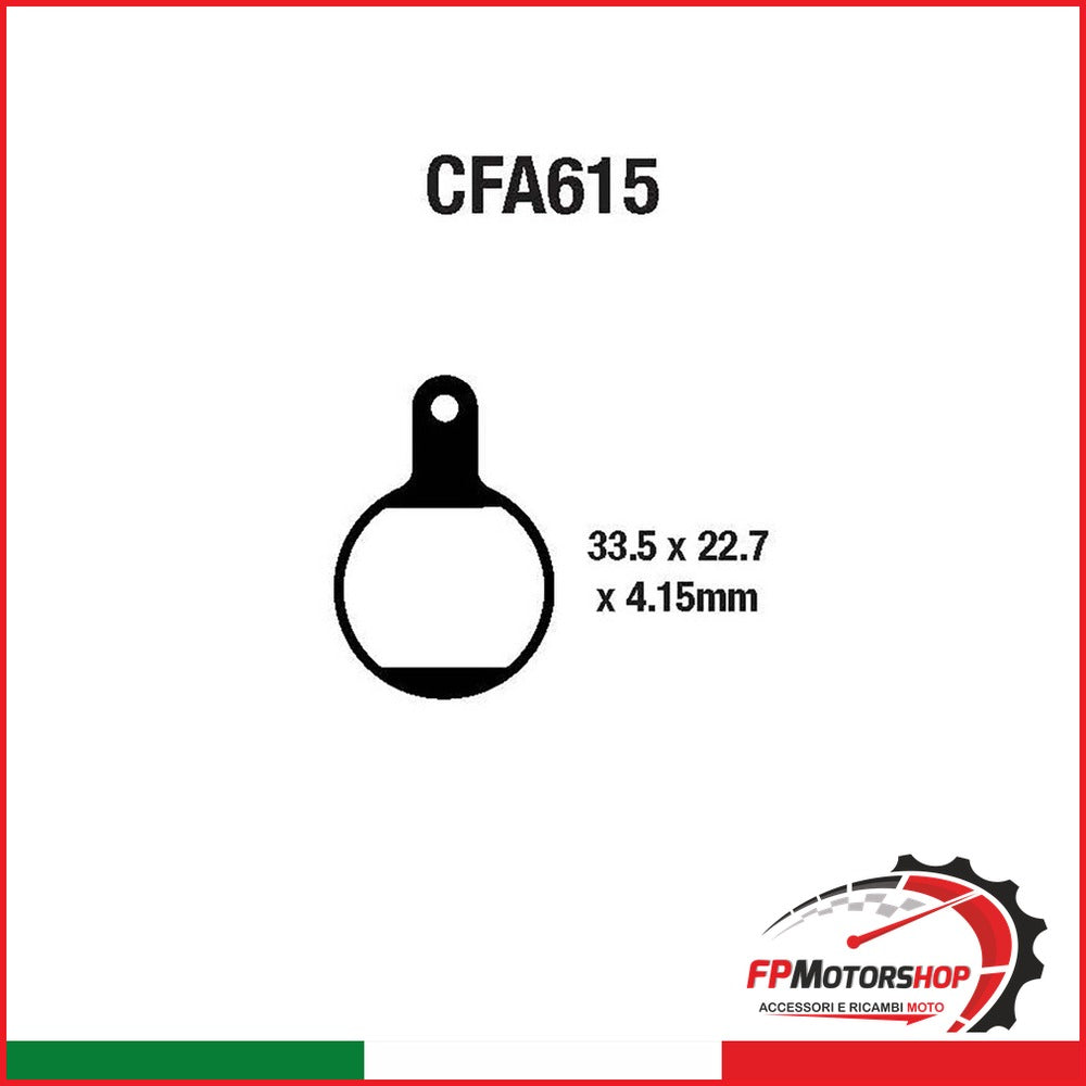 PASTIGLIE MTB CFA615R EBC R4361500 - foto brandizzata