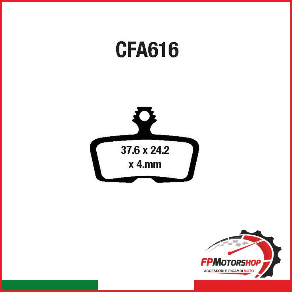 PASTIGLIE MTB CFA616HH EBC R4261600 - foto brandizzata