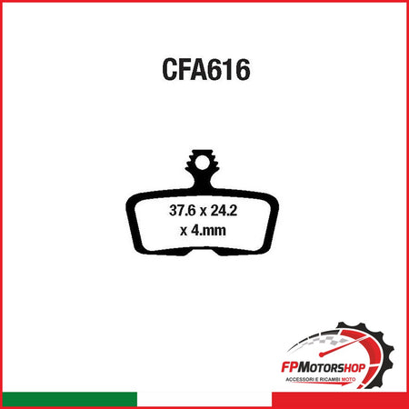 PASTIGLIE MTB CFA616HH EBC R4261600 - foto brandizzata