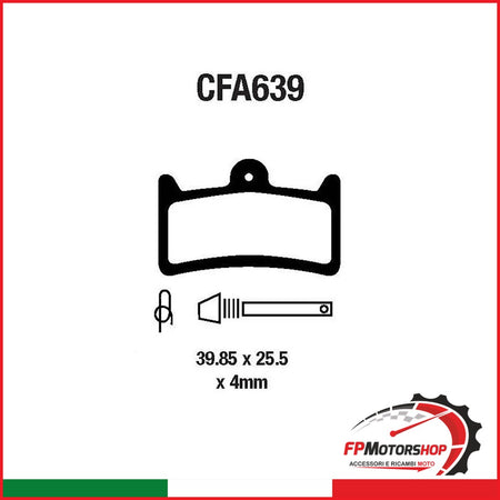 PASTIGLIE MTB CFA639HH EBC R4263900 - foto brandizzata