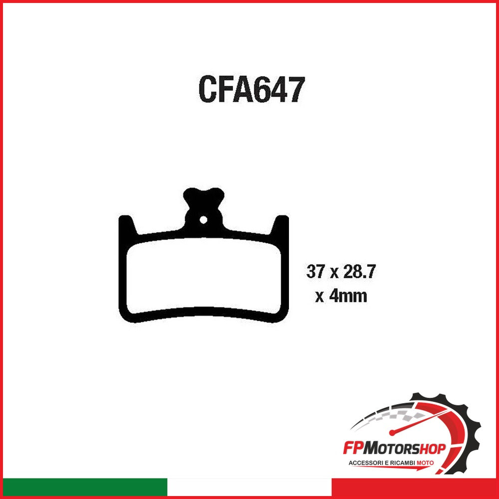 PASTIGLIE MTB CFA647R EBC R4364700 - foto brandizzata