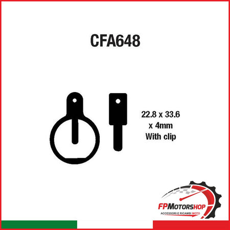 PASTIGLIE MTB CFA648 EBC R4164800 - foto brandizzata