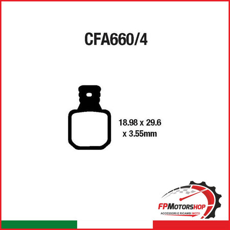 PASTIGLIE MTB CFA660/4 EBC R4166004 - foto brandizzata
