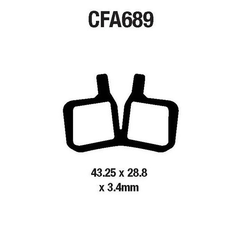 PASTIGLIE MTB CFA689 EBC R4168900 - foto originale