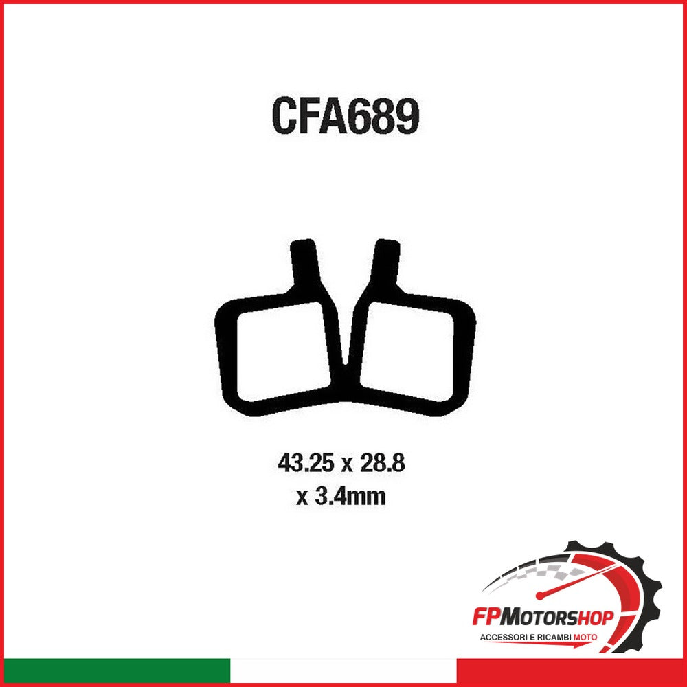 PASTIGLIE MTB CFA689 EBC R4168900 - foto brandizzata