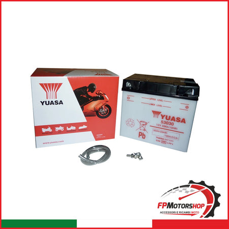 BATTERIA YUASA 53030 MOTO GUZZI