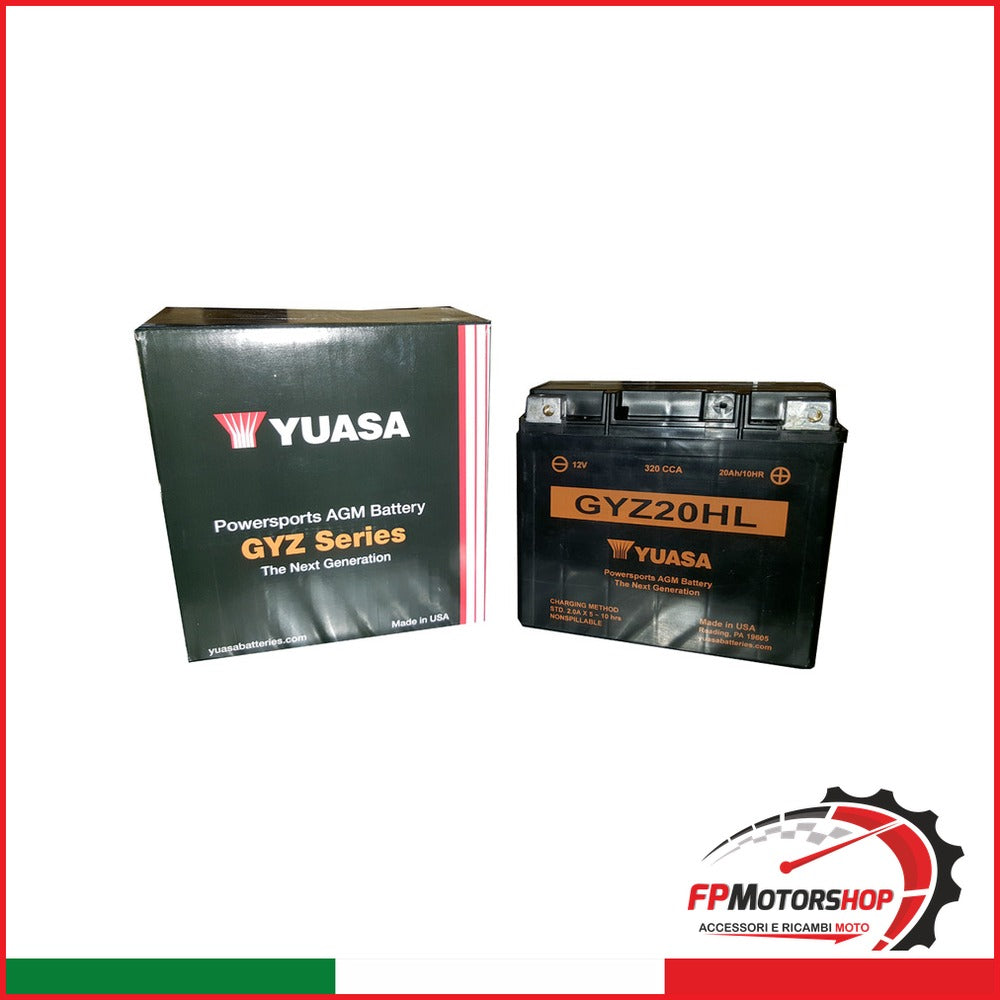 BATTERIA YUASA GYZ20HL PRECARICATA SIGILLATA YZ20HL