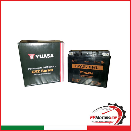 BATTERIA YUASA GYZ20HL PRECARICATA SIGILLATA YZ20HL