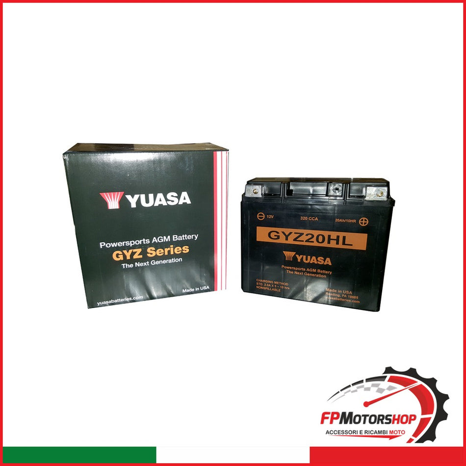 BATTERIA YUASA GYZ20HL PRECARICATA SIGILLATA YZ20HL