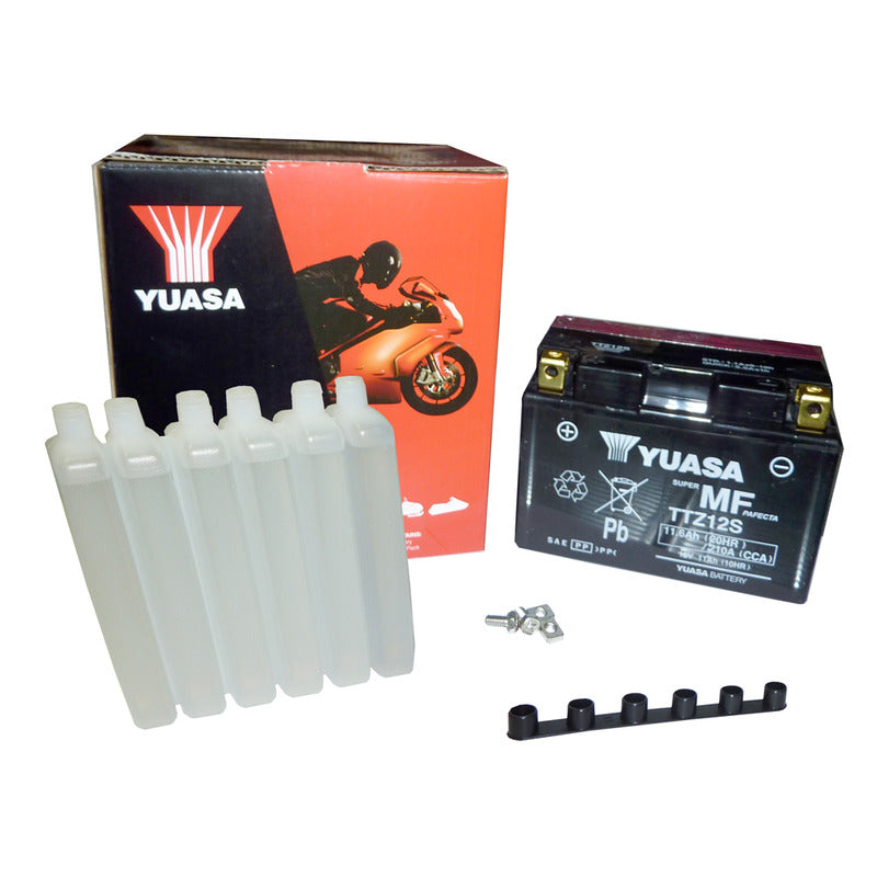 BATTERIA YUASA TTZ12S CON ACIDO HONDA MOTO GUZZI YAMAHA BENELLI