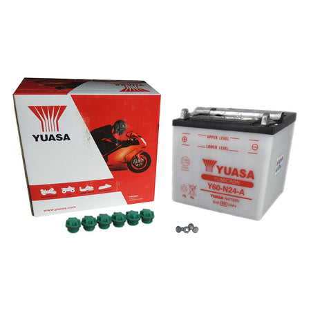 BATTERIA YUASA Y60-N24-A MOTO GUZZI HARLEY DAVIDSON