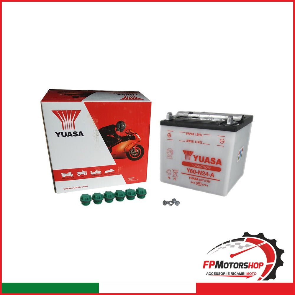 BATTERIA YUASA Y60-N24-A MOTO GUZZI HARLEY DAVIDSON