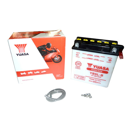 BATTERIA YUASA YB5L-B PIAGGIO YAMAHA GILERA MALAGUTI