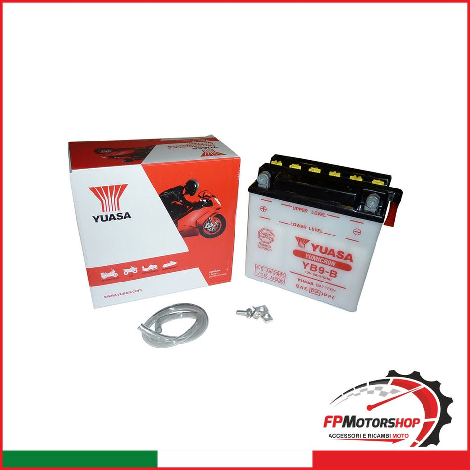 BATTERIA YUASA YB9-B APRILIA CAGIVA KAWASAKI PIAGGIO