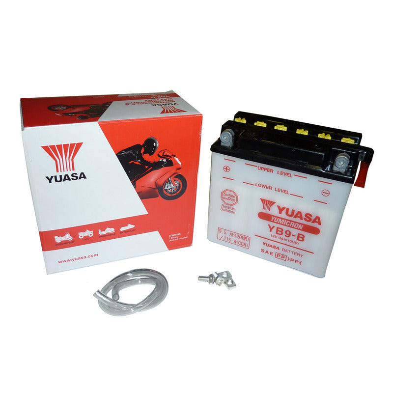 BATTERIA YUASA YB9-B APRILIA CAGIVA KAWASAKI PIAGGIO
