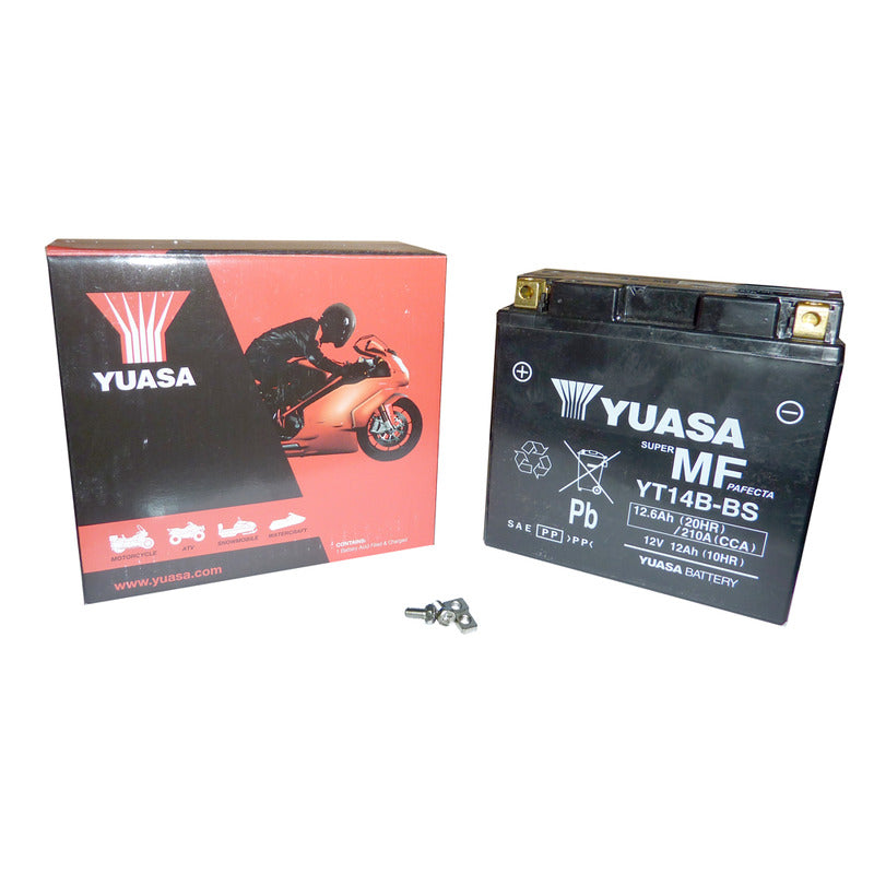 BATTERIA YUASA YT14B PRECARICATA SIGILLATA YAMAHA