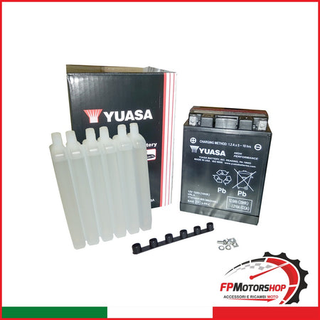 BATTERIA YUASA YTX14AH-BS CON ACIDO BMW SUZUKI