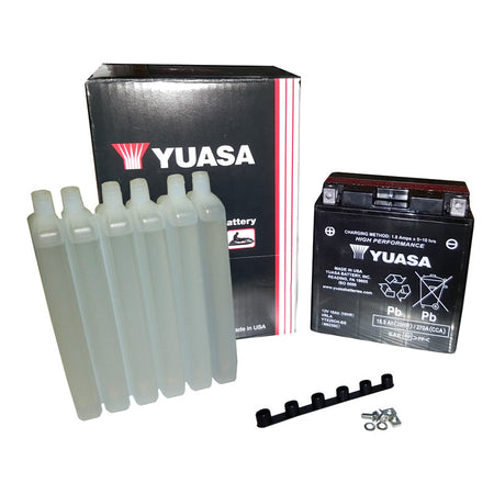 BATTERIA YUASA YTX20CH-BS CON ACIDO HONDA MOTO GUZZI SUZUKI MORINI