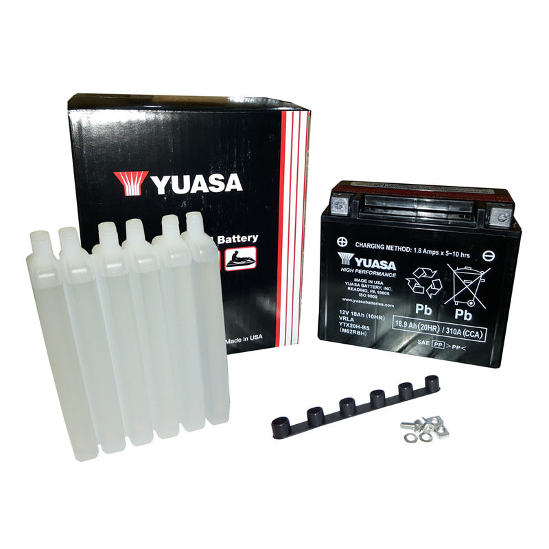 BATTERIA YUASA YTX20H-BS CON ACIDO MOTO GUZZI