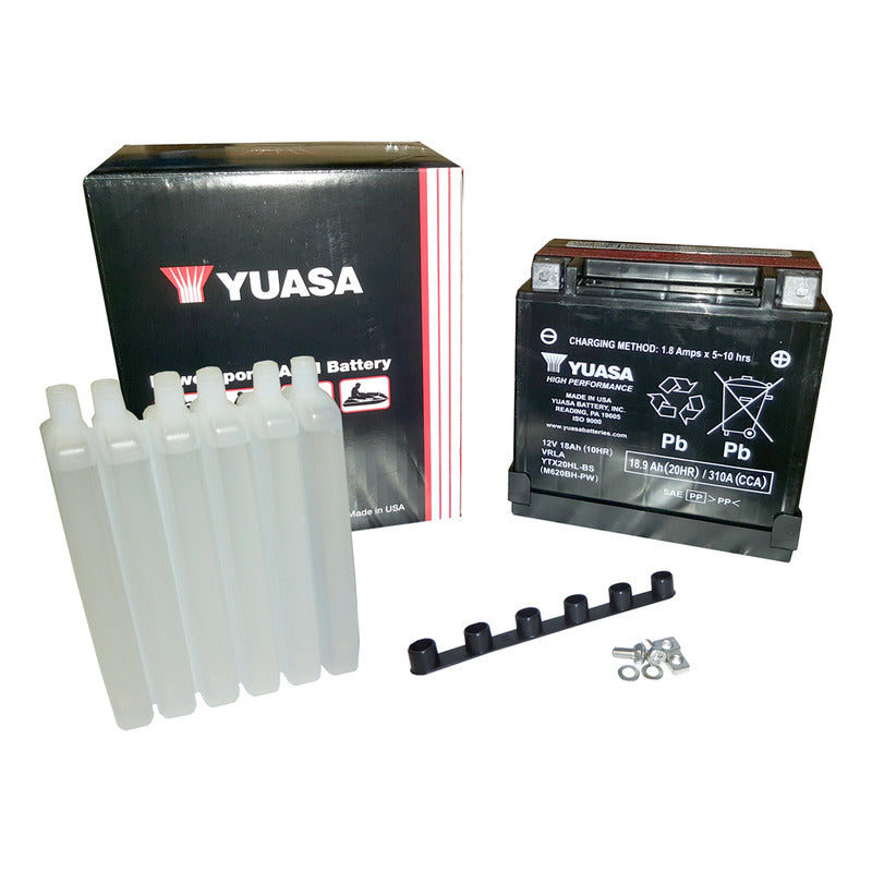 BATTERIA YUASA YTX20HL-BS-PW CON ACIDO