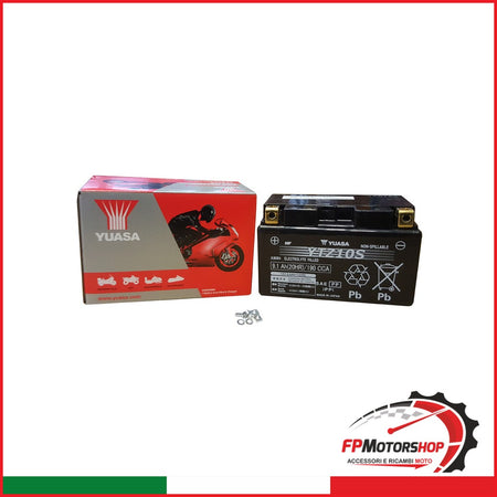 BATTERIA YUASA YTZ10S PRECARICATA SIGILLATA APRILIA BMW HONDA KAWASAKI