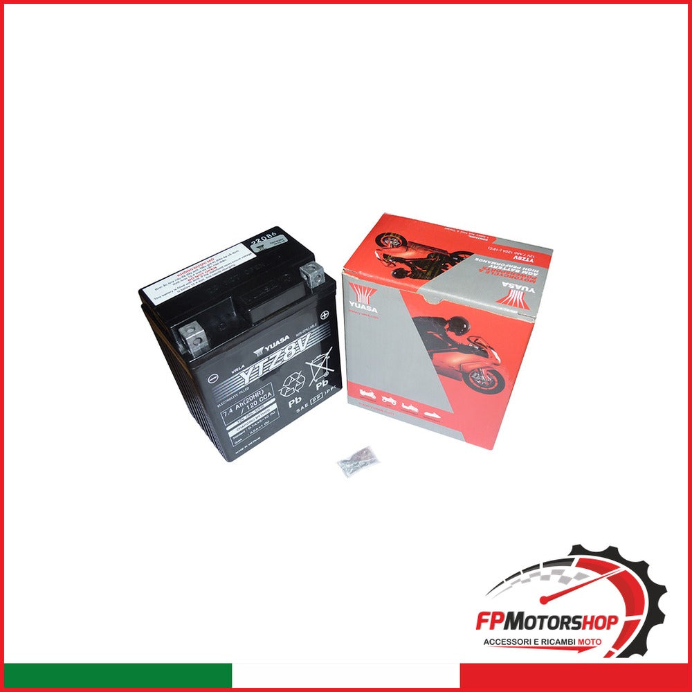 BATTERIA YUASA YTZ8V PRECARICATA SIGILLATA HONDA YAMAHA