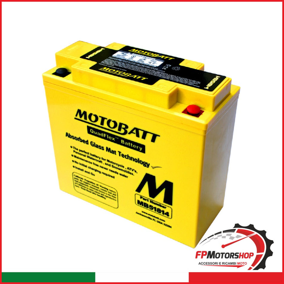 BATTERIA MOTOBATT MB51814 PRECARICATA SIGILLATA BMW