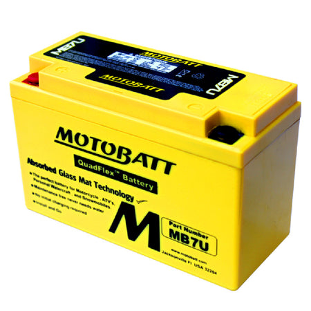 BATTERIA MOTOBATT MB7U PRECARICATA SIGILLATA DUCATI SUZUKI YAMAHA MBK