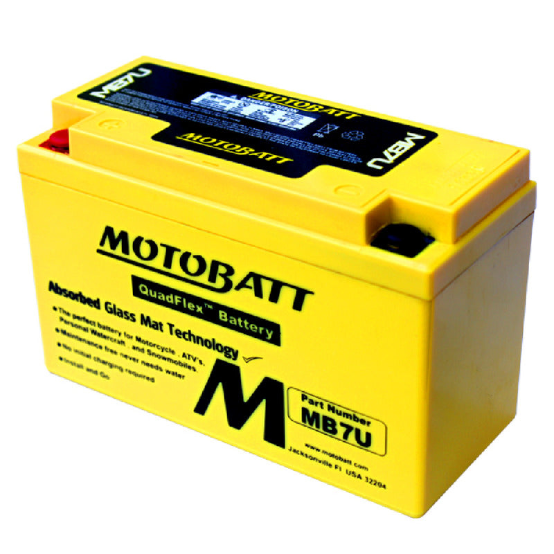 BATTERIA MOTOBATT MB7U PRECARICATA SIGILLATA DUCATI SUZUKI YAMAHA MBK