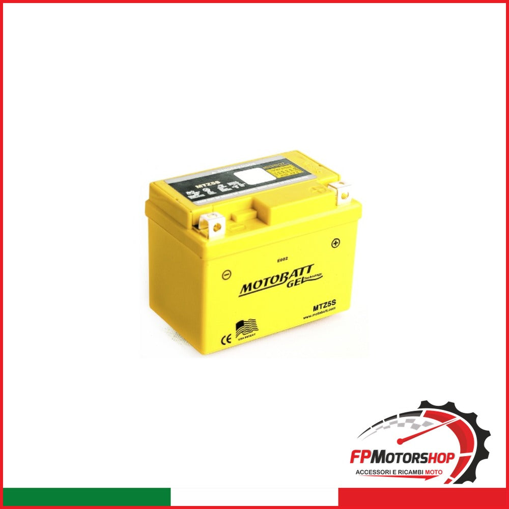 BATTERIA MOTOBATT MTZ5S GEL PRECARICATA SIGILLATA APRILIA CAGIVA SUZUKI YAMAHA