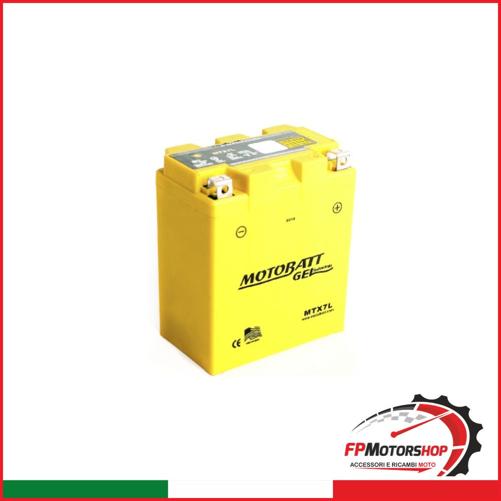 BATTERIA MOTOBATT MTX7L GEL PRECARICATA RK SIGILLATA HONDA KAWASAKI PIAGGIO