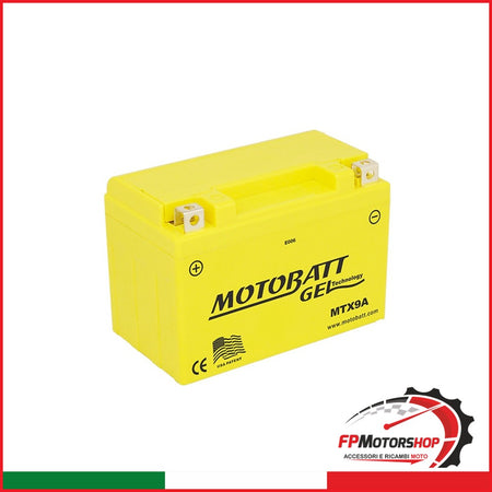 BATTERIA MOTOBATT MTX9A GEL PRECARICATA SIGILLATA BMW HONDA KAWASAKI SUZUKI